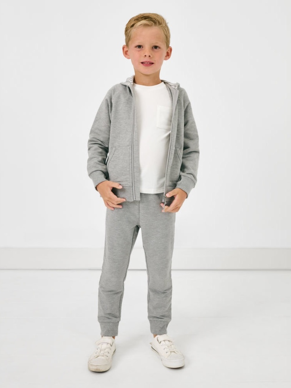 Little Sleepies joggers bamboo signature heather gray soluxe boys sweatpants